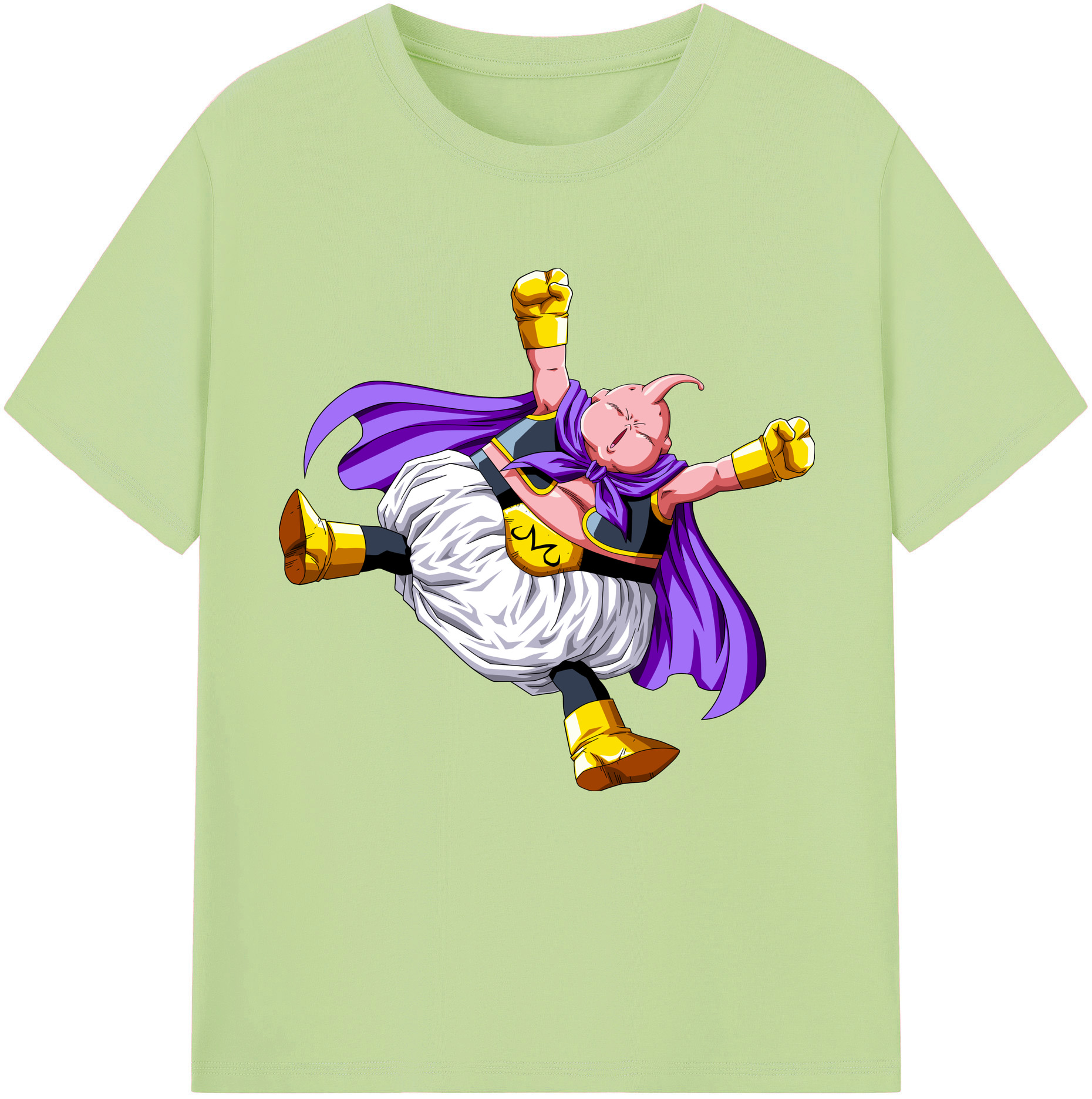 （画像用） ドラゴンボール 魔人ブウ DRAGON BALL Majin Buu 綿100％半袖Tシャツ（フロントプリント）